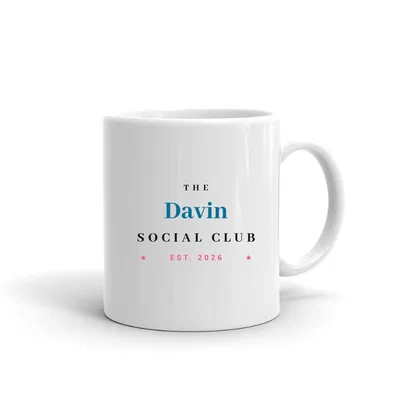 Davin Social Club mug preview