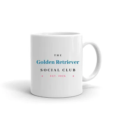 Golden Retriever Social Club mug preview