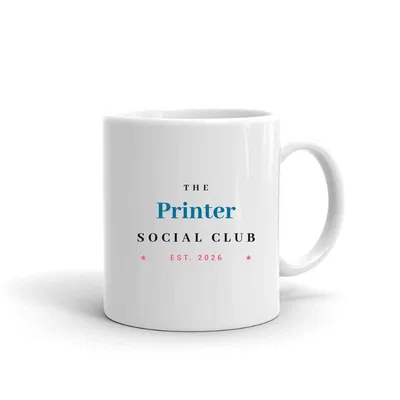 Printer Social Club mug preview