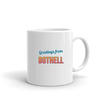 Greetings from Bothell Postcard mug preview