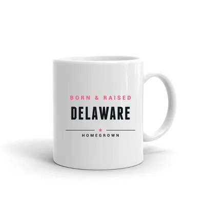 Delaware Born & Raised mug preview