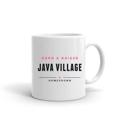 Java Village Born & Raised mug preview