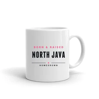 North Java Born & Raised mug preview