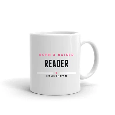 Reader Born & Raised mug preview