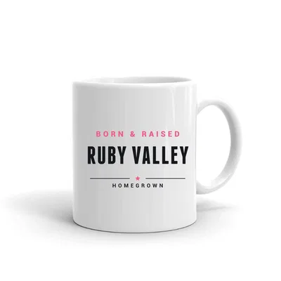 Ruby Valley Born & Raised mug preview