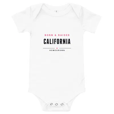 California Born & Raised onesie preview
