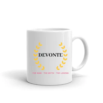 Devonte The Man The Myth The Legend mug preview