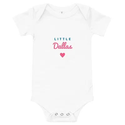 Little Dallas Heart onesie preview