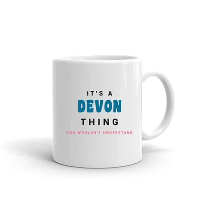 It's a Devon Thing mug preview