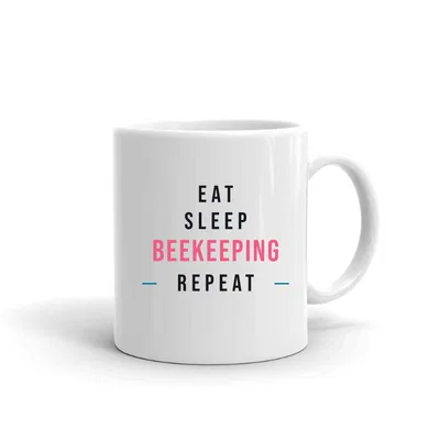 Eat Sleep Beekeeping Repeat mug preview