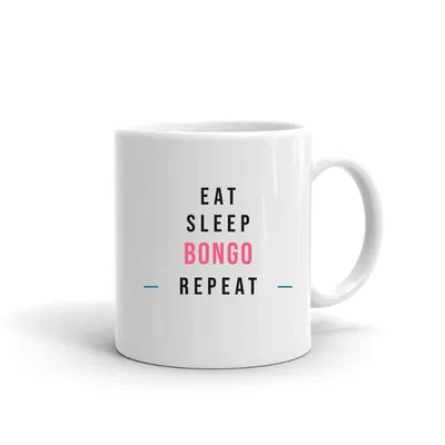 Eat Sleep Bongo Repeat mug preview