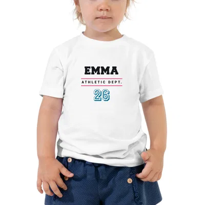Emma Athletic Dept. kids tee preview