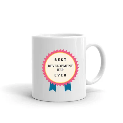 Best Development Rep Ever Rosette mug preview