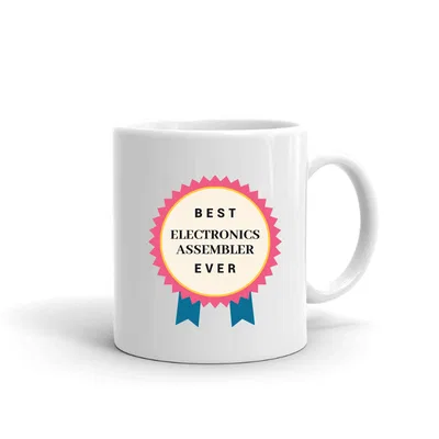 Best Electronics Assembler Ever Rosette mug preview