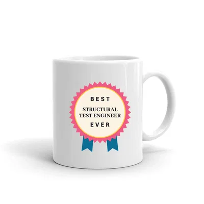 Best Structural Test Engineer Ever Rosette mug preview