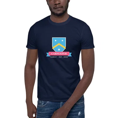 Carpenter Family Crest dark tee preview