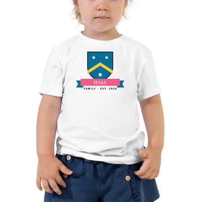Hall Family Crest kids tee preview