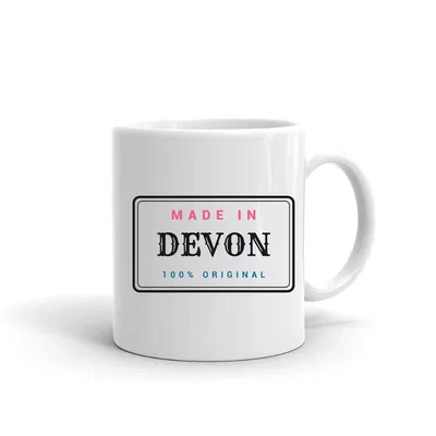 Made in Devon Label mug preview
