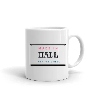 Made in Hall Label mug preview