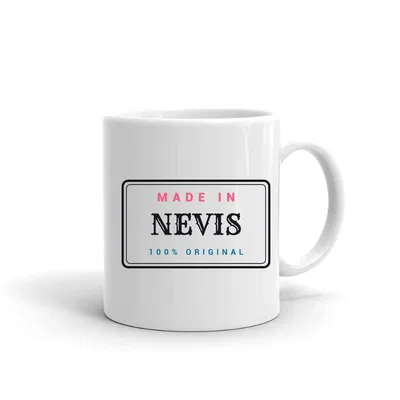 Made in Nevis Label mug preview