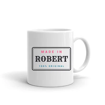 Made in Robert Label mug preview