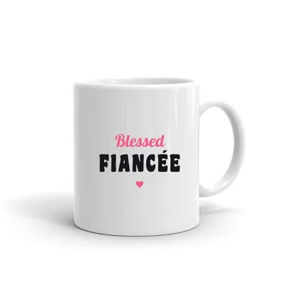 Blessed Fiancée mug preview