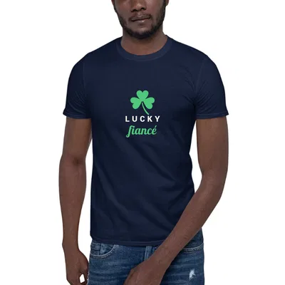 Lucky Fiancé Shamrock dark tee preview