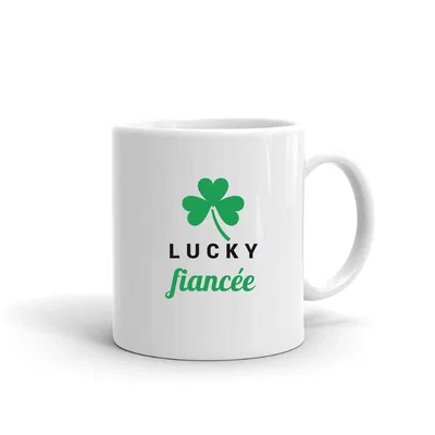 Lucky Fiancée Shamrock mug preview