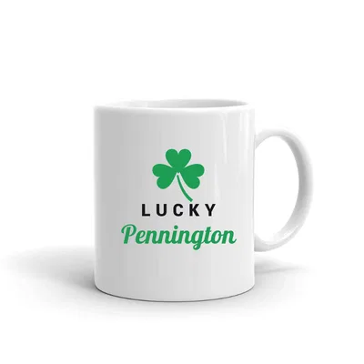 Lucky Pennington Shamrock mug preview