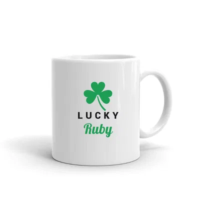 Lucky Ruby Shamrock mug preview