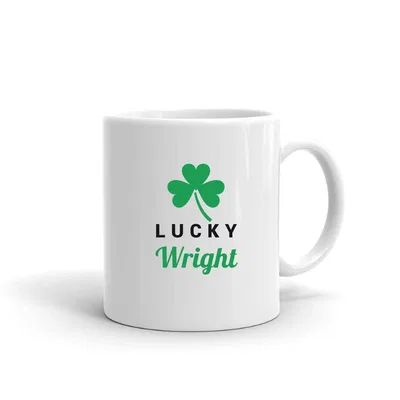 Lucky Wright Shamrock mug preview