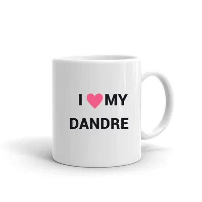 I Love My Dandre Heart mug preview