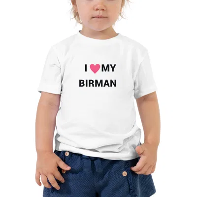 I Love My Birman Heart kids tee preview