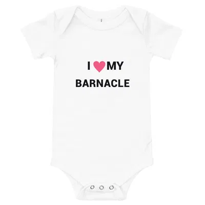 I Love My Barnacle Heart onesie preview