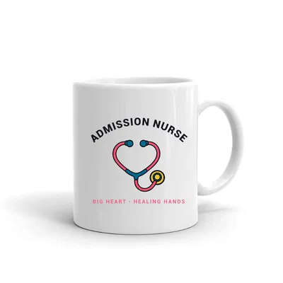 Admission Nurse Stethoscope Heart mug preview