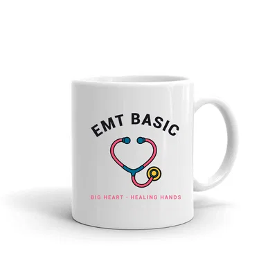 Emt Basic Stethoscope Heart mug preview