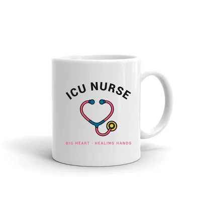 Icu Nurse Stethoscope Heart mug preview