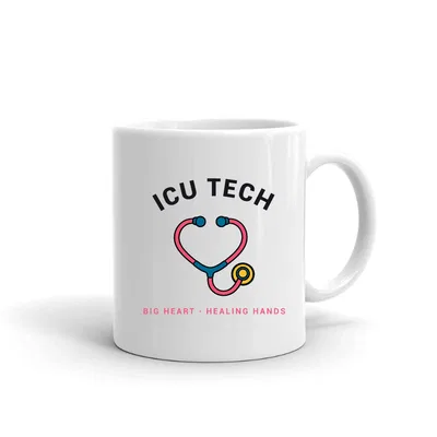 Icu Tech Stethoscope Heart mug preview