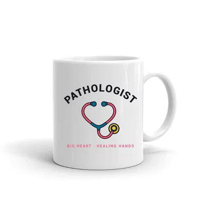 Pathologist Stethoscope Heart mug preview