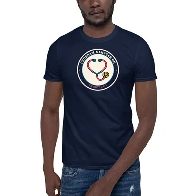 Program Manager Rn On Duty Badge dark tee preview