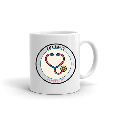 Emt Basic On Duty Badge mug preview
