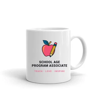School Age Program Associate Apple & Pencil mug preview