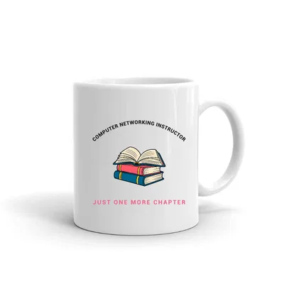 Computer Networking Instructor Book Stack mug preview