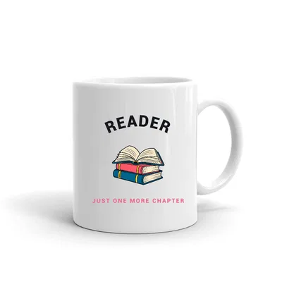 Reader Book Stack mug preview