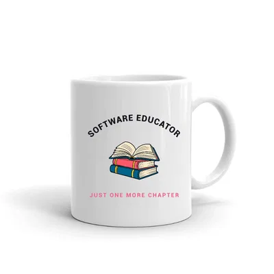 Software Educator Book Stack mug preview