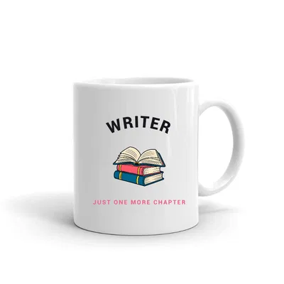 Writer Book Stack mug preview