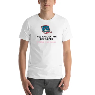 Web Application Developer Code Laptop tee preview