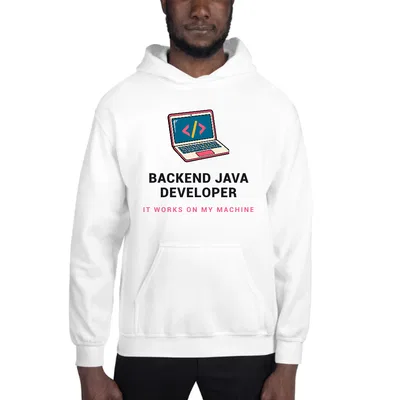 Backend Java Developer Code Laptop hoodie preview