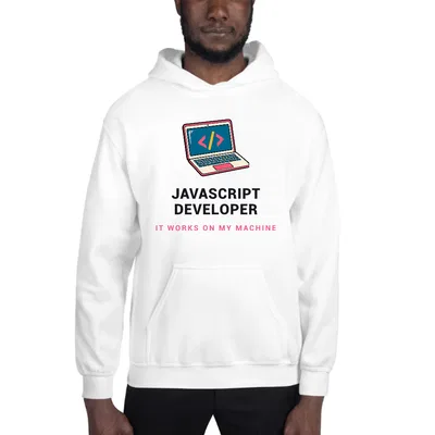 Javascript Developer Code Laptop hoodie preview