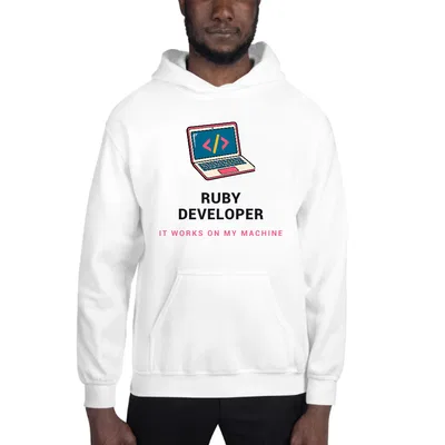 Ruby Developer Code Laptop hoodie preview